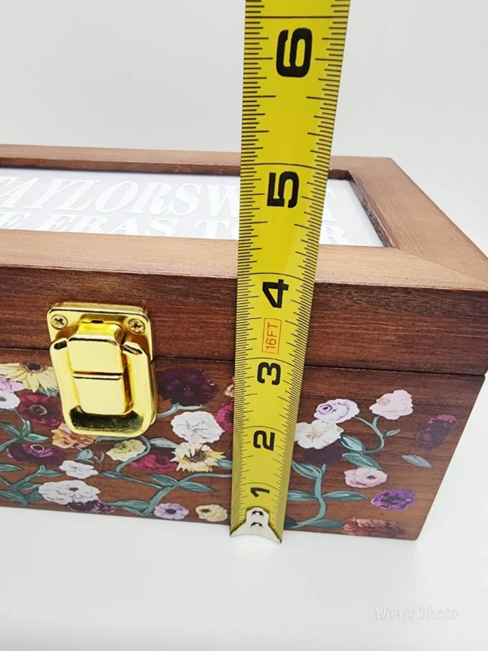 Taylor swift Eras Tour Floral Piano Wooden Storage Jewelry Box Tour Collection